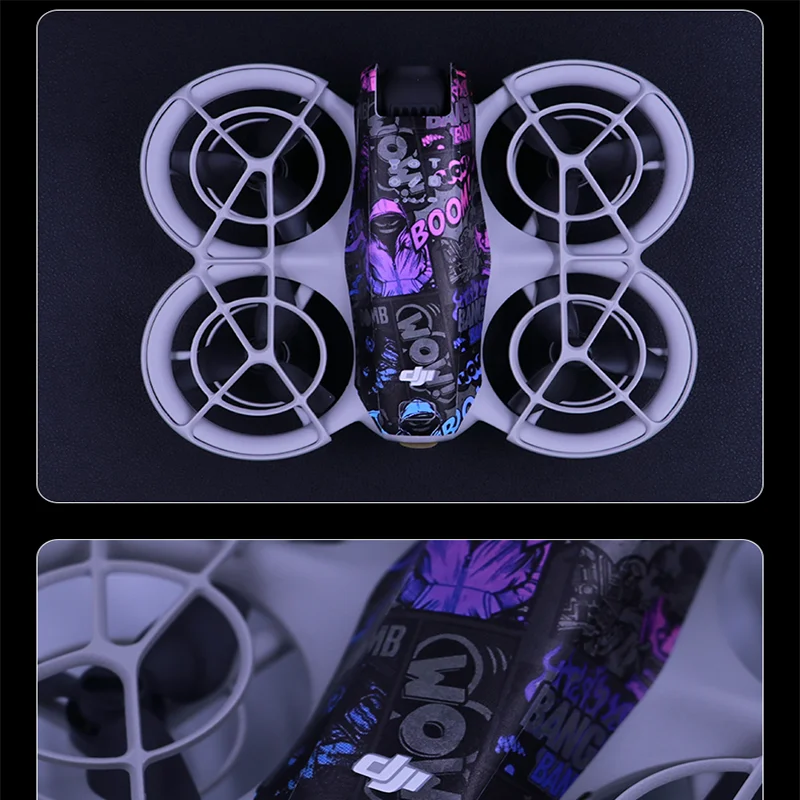 لسيارة دي جي نيو بدون طيار ملصق جسم مضاد للخدش غشاء واقي من كلوريد البولي فينيل مقاوم للماء جلد ملون شارات زخرفية طقم ملحقات للتجديد