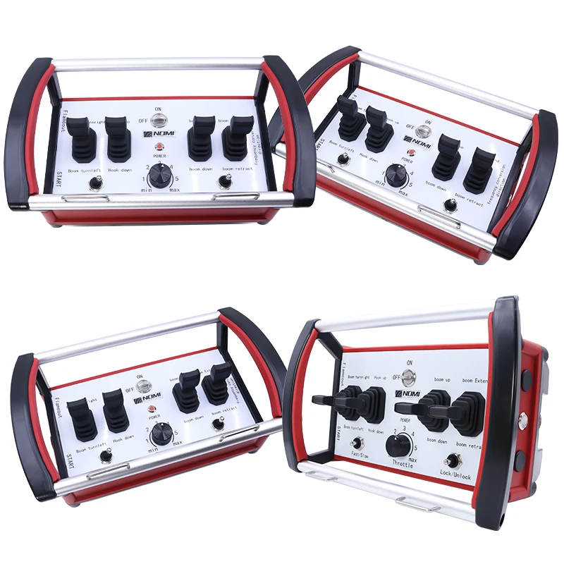 

Hot Sale Industrial Smart Rotary Drilling Rig Kits 4-Levers Hydraulic Joystick Proportional Valves Wireless Remote Control Fixed