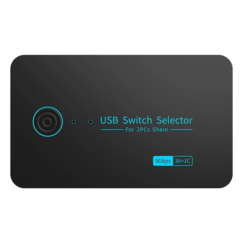 

【Superdeals】2-In-4-Out USB3.0 KVM Switch With Typec Converter HUB Hub Controller Adapter 5Gbps Shared Keyboard Printing