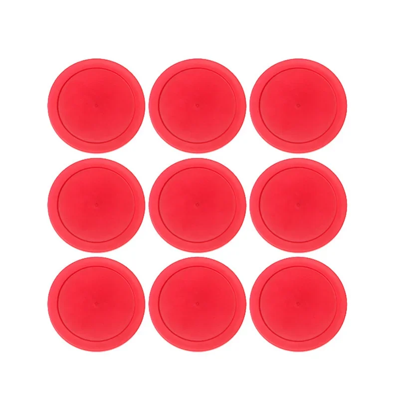 10Pcs Large Size Air Hockey Pucks 82mm 63mm ABS Plastic Table Hockey Mini Ice Disk Spherical Sheet Game Sport Ball Accessories