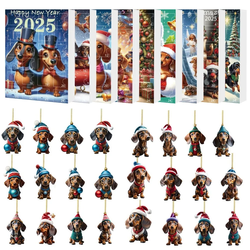 عيد الميلاد تقويم القدوم يعرض هدية صندوق زينة 2025 هدايا جديدة تمثال الأشياء DIY بها بنفسك عيد الميلاد التقويم هدايا مضحكة #1