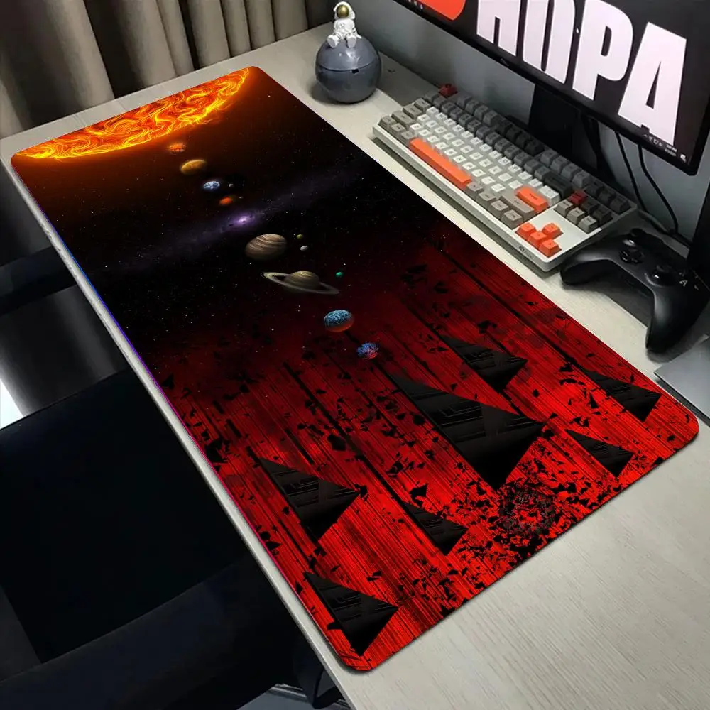 Erweitertes Mauspad, großes Gaming-Mauspad, Gummi-Mauspad, Gaming-Geschwindigkeit, Tastatur-Pads, Büro, Gummi, Schreibtischunterlage, Gaming-Matten, 900 x 400 mm