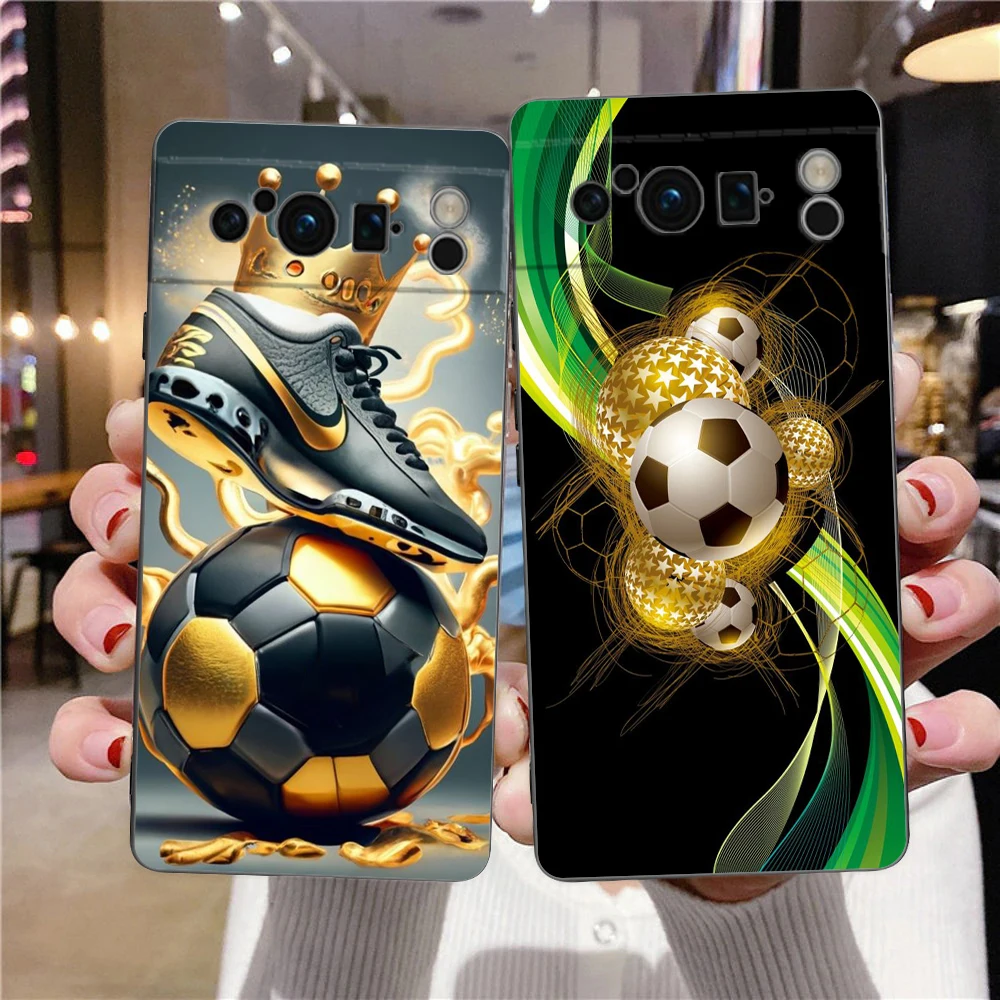 Football Sport Phone Case Cover for Google Pixel 9 8 7 6 7A 6A Pro 5G Shockproof Silicone Soft 8 Pro 5G Shell Capas Fundas Coque