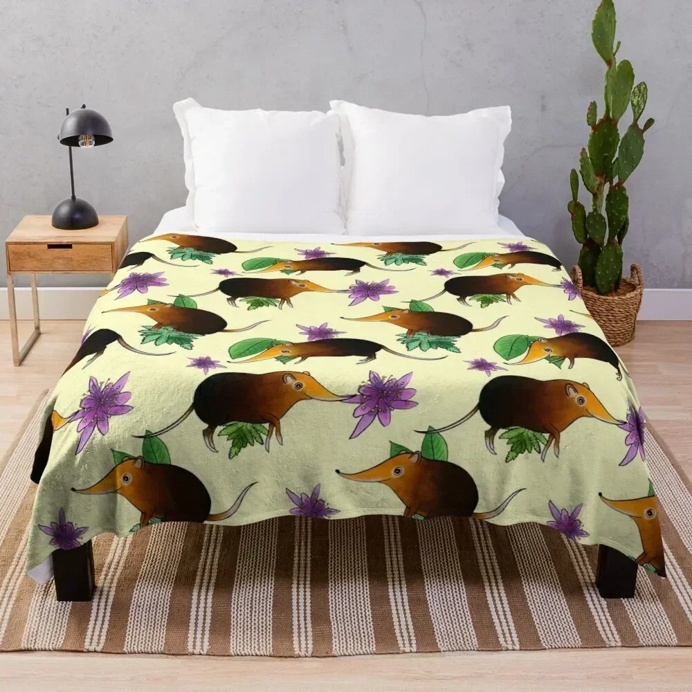 

B&R Elephant Shrews | Sticker Throw Blanket Sleeping Bag Bed linens Stuffeds Blankets Bed covers Furry Blankets