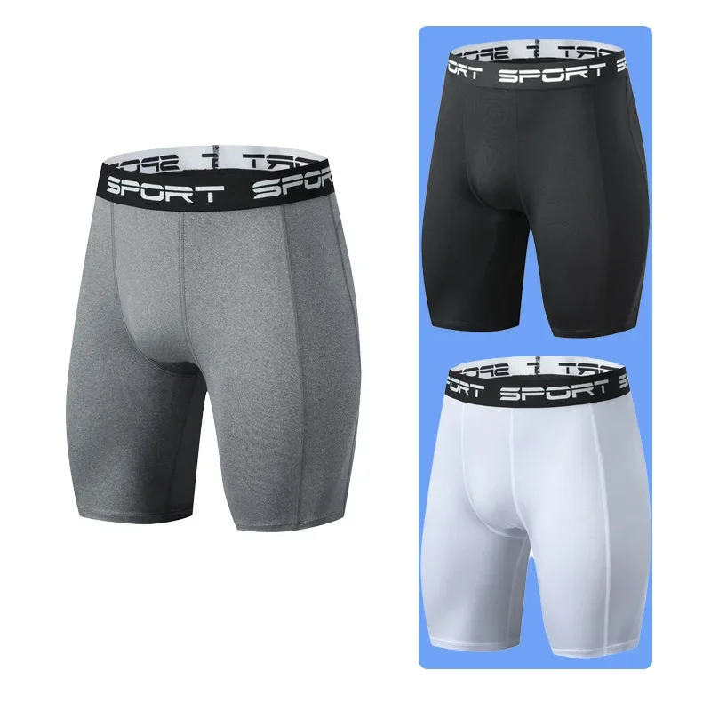 Summer Men Sports Tights Gym Running Leggings Male Jogging Elastic Compressions Casual Sweatpants Football Basketball Trousers