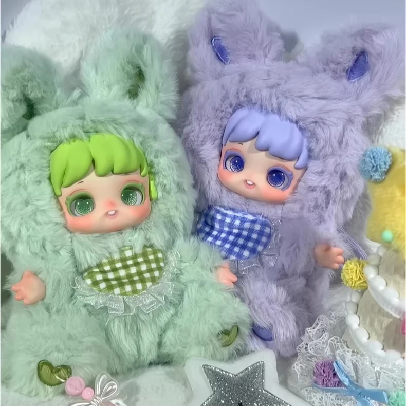 Authentic Miana Goodnight Rabbit Series Plush Blind Box Desktop Handmade Cute Doll Mysterious Box Model Surprise Girl Gift