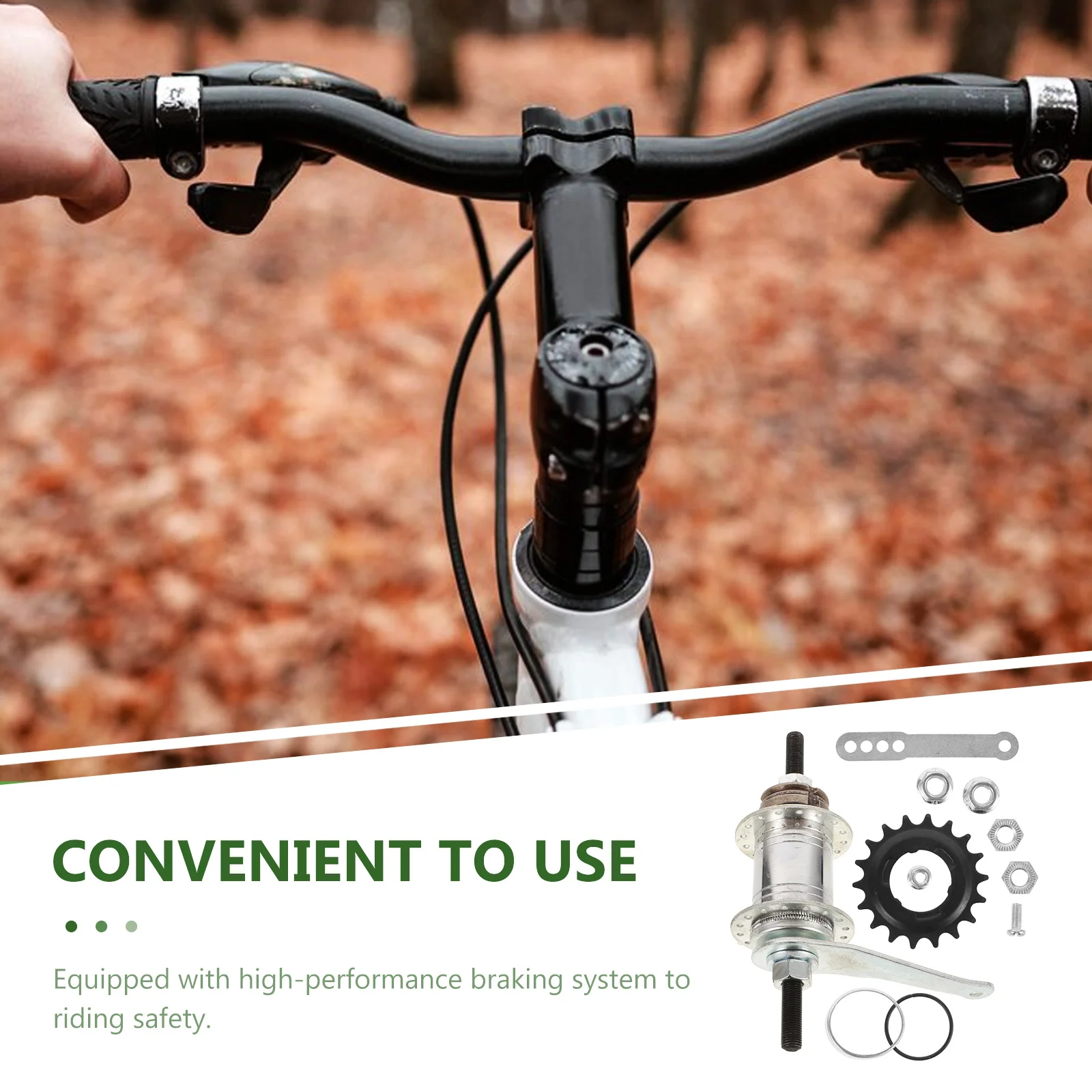 

1 Set Bicycle Part Reverse Hub For Fixed Gear Bikes Durable Lightweight Rear Hub 32 Holes Bike Back Part Bicycle Rear Brake