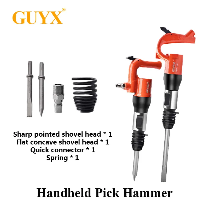 

Pneumatic Air Shovel Handheld Pick Hammer Air Shovel Pneumatic Tools Rust Remover Chisel Welding Slag Chisel Cement Floor