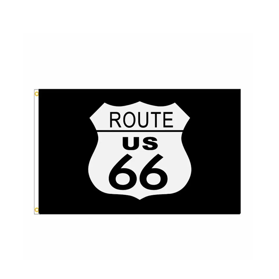 

Route 66 Motorcycle Flag - Premium Polyester Biker Banner for Outdoor Decor, Wall Hanging, Party - Durable Vibrant Colors