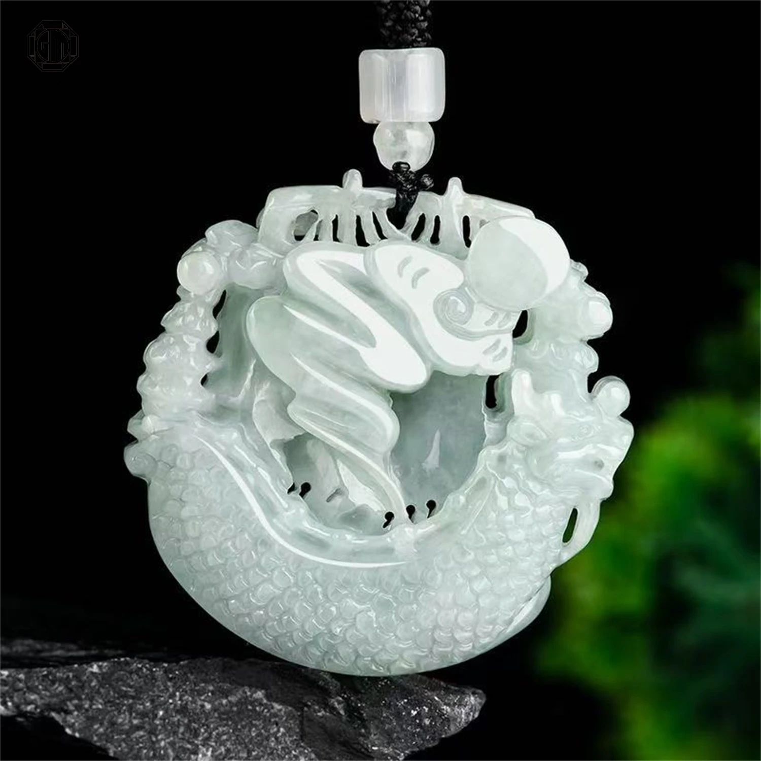 Natural Grade A Jadeite Smooth Sailing Three Dimensional Sailboat Pendant Ice Translucent Unisex Men Women Gemstone Necklace