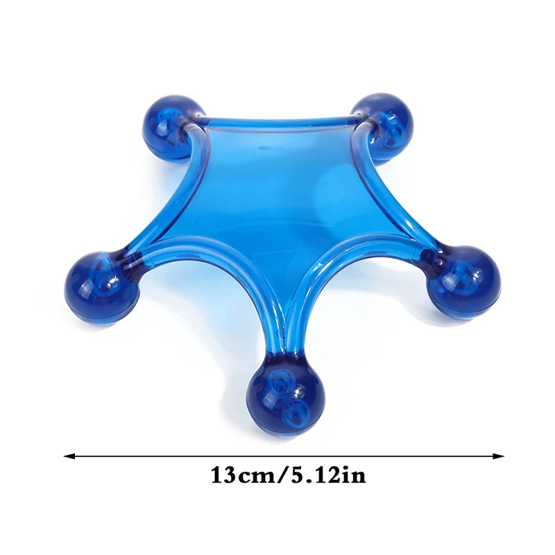 Masażery ręczne, narzędzia do akupresury z 5 kulami, delikatny masażer do samodzielnego masażu, narzędzia do masażu punktów spustowych, głęboki masaż tkanek pleców.