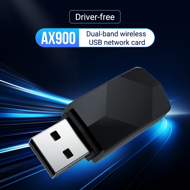 Wi-Fi адаптер AX900 WiFi6 5G и 2,4G USB WiFi6 карта ключ для настольного ноутбука Wi-Fi антенна USB Ethernet сетевая карта