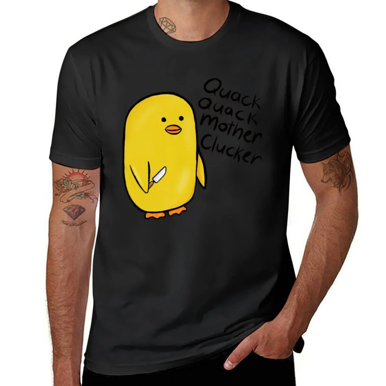 

Quack quack mother clucker T-Shirt vintage clothes plus size clothes Louboutins cotton man t-shirts t shirt men 100℅ cotton