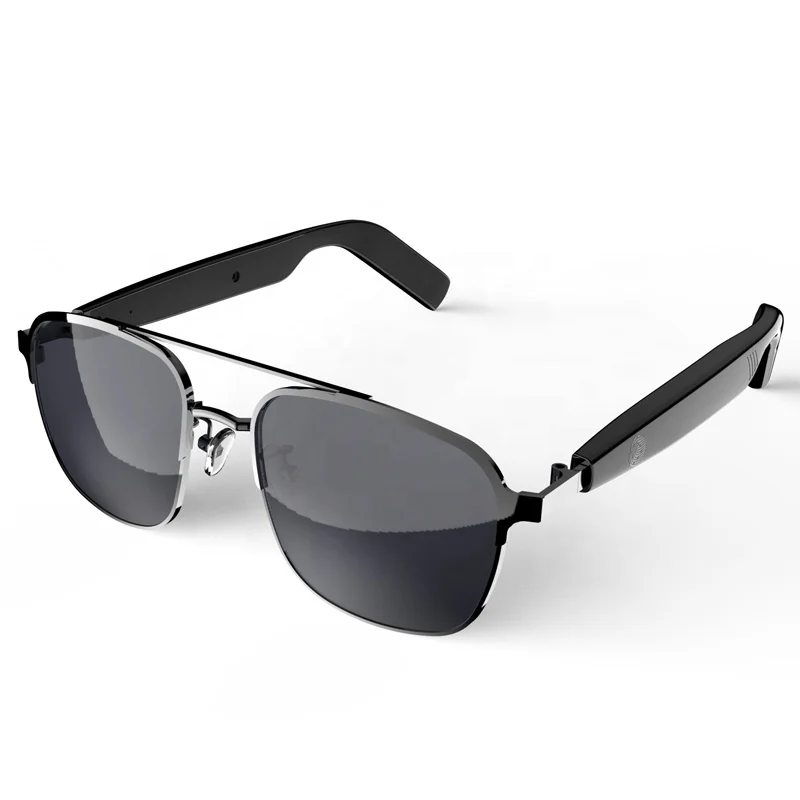 สมาร์ทไร้สายแว่นตาป้องกันแสงสีฟ้า HiFi เครื่องเล่นเพลง Touch Control หูฟังอัจฉริยะแว่นตากันแดด SG11