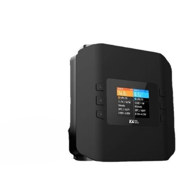 

Suitable for ISDT K4 AC/DC dual-mode dual-channel AC400W/DC600W intelligent balance charger