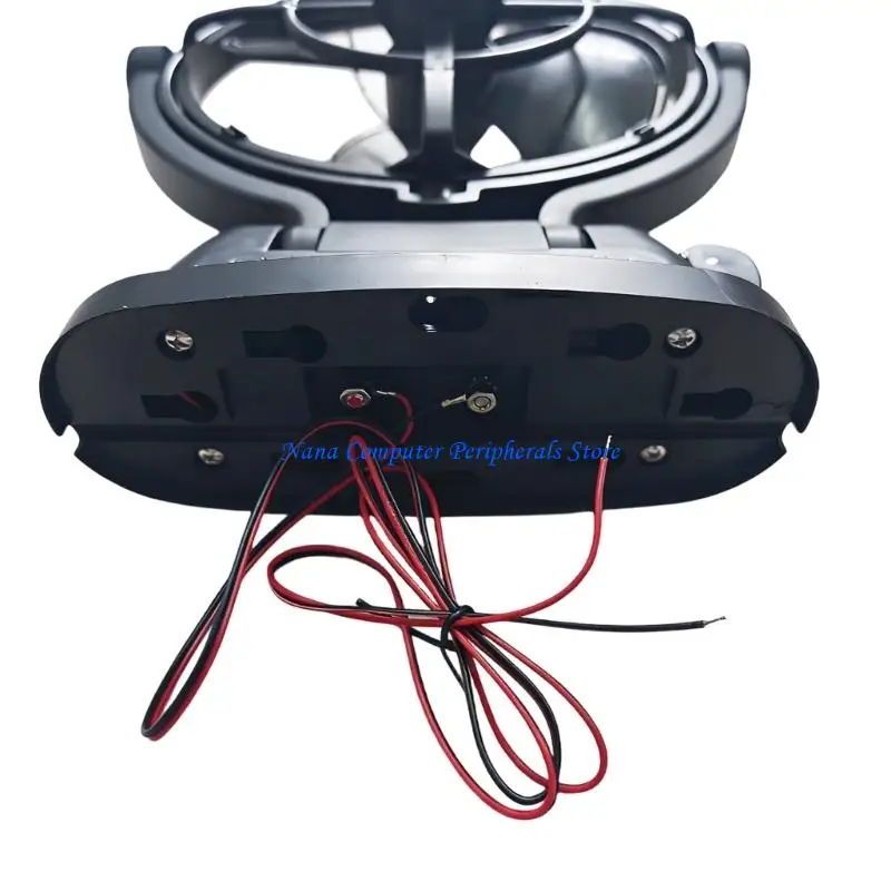 F68C Energy Efficient Cooling Fan DC12V 24V Oscillating Fan With 1800rpm 3 Speed Setting Remote Control