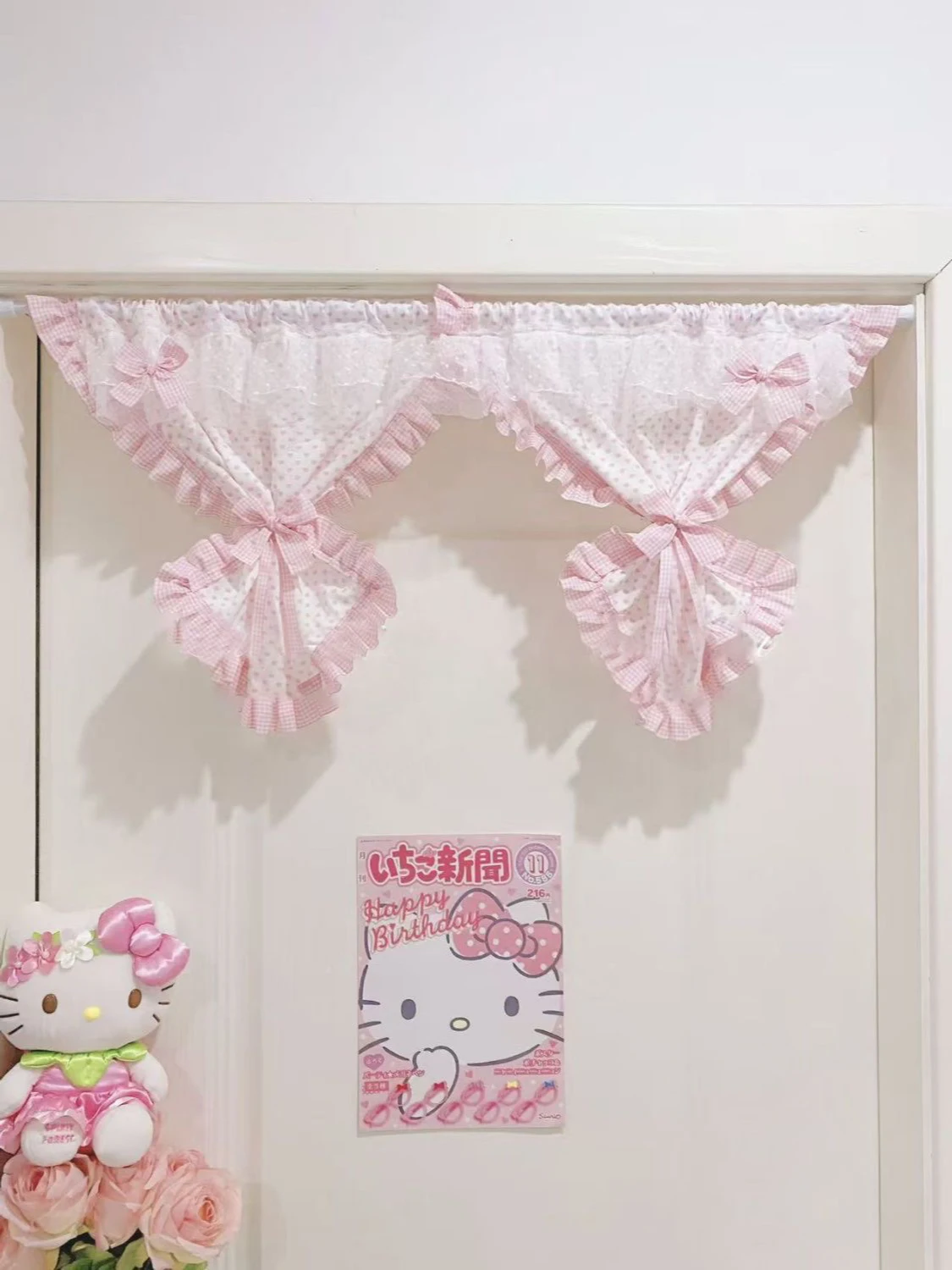 New  Style Room Partition Door Curtain Bedroom Bathroom Blocking Curtain No Drilling Required Fabric Door Curtain