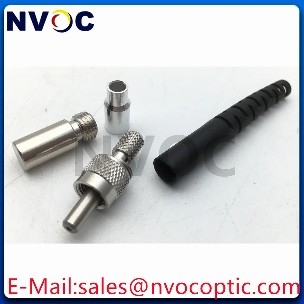 Big Diameter 1000um SMA905 Silica Core Metal Round/Hegaxon Type For Medical/Laser/Energy /3.0mm Patch Cord Cable 5PCS