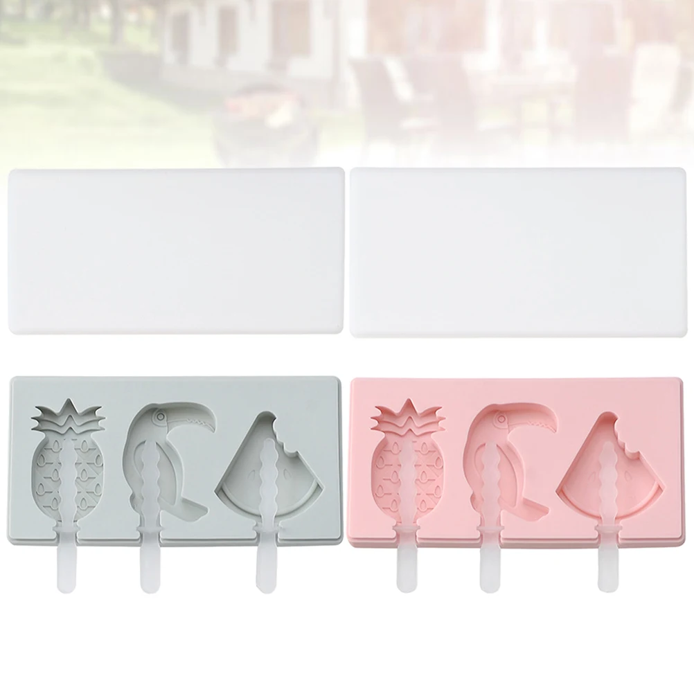 

2 Set Ice Cream Mold Fruit Bird Shape Popsicle Maker Popsicles Molds with Cover