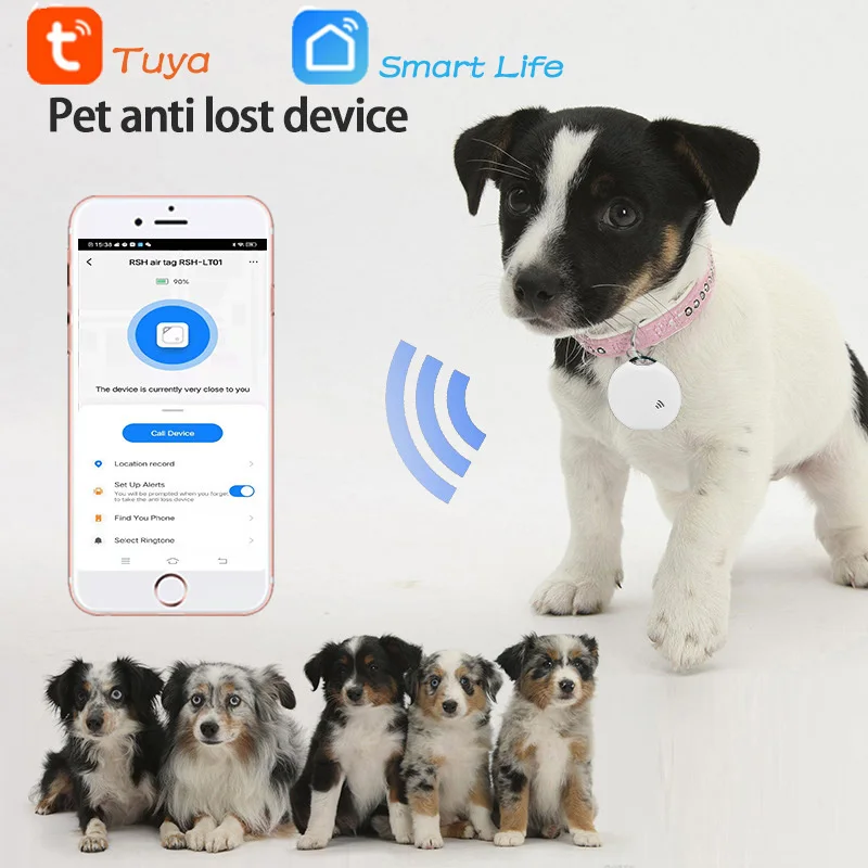 

Tuya Bluetooth Smart Tag Anti-lost device Smart tracker Two-way Search Android IOS key Tracker Item locator work with Smart Llfe