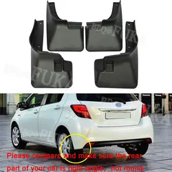 BBQ@Fuka Car Accessories For Toyota Yaris 2014-2015 Mudguard Fender Hatchback 5 door Mud Flaps Splash Guard Protector Cover