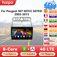 Hizpo 7862 Car Radio For Peugeot 307 307CC 307SW 2002 - 2013 Wireless CarPlay Android Auto Intelligent Systems No 2 din 2din DVD