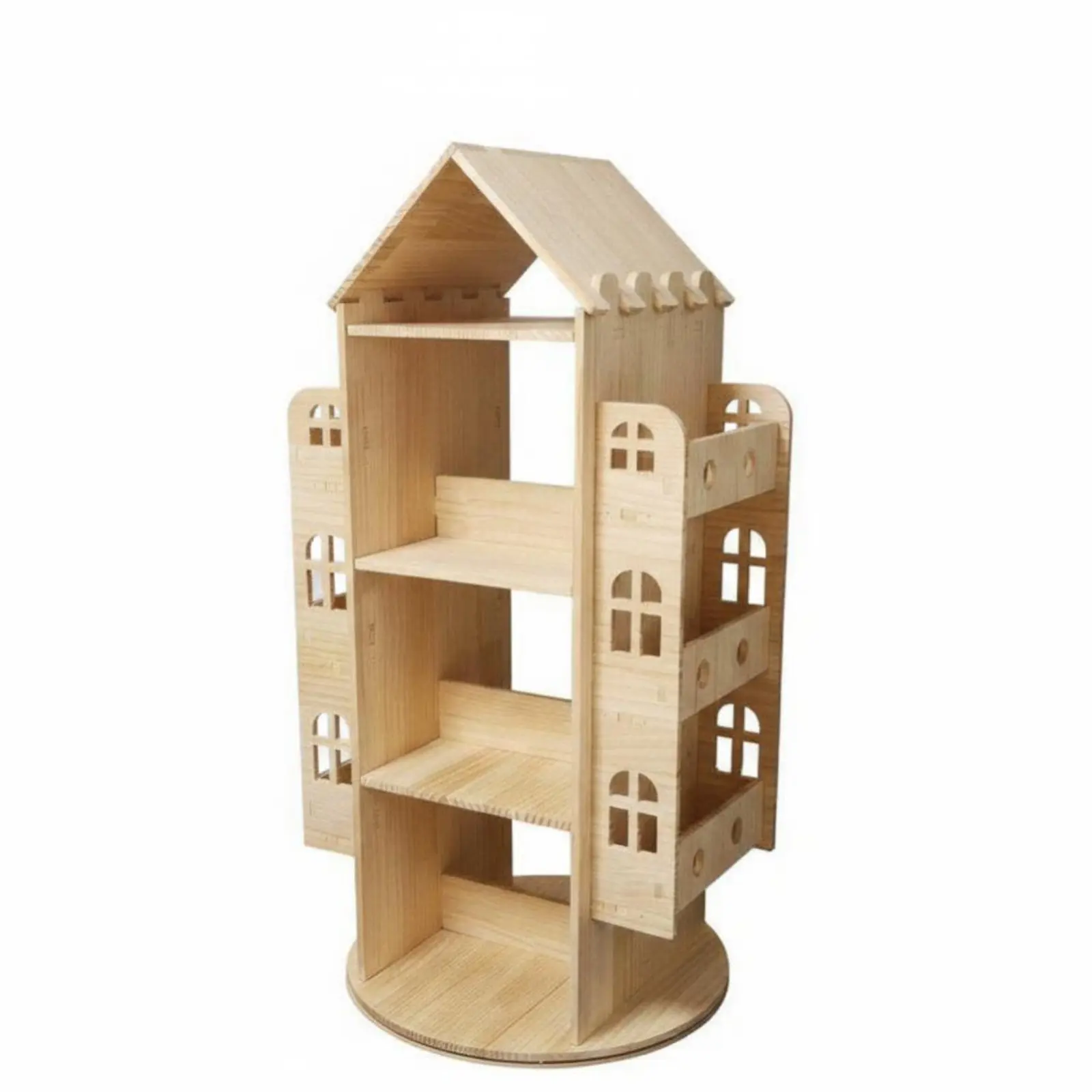 

Вращающаяся подставка для книг Tower с 360-градусным вращением, экономит место, простая сборка, для семейного использования