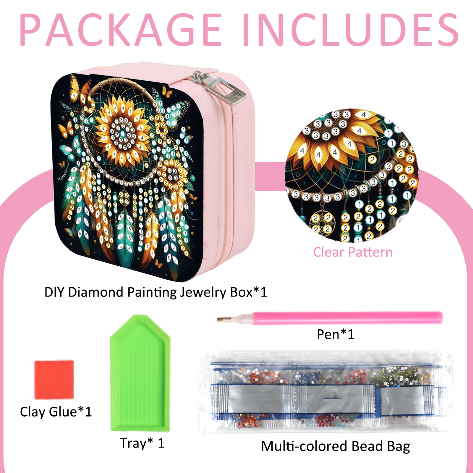 Diamantmalerei-Schmuck-Organiz – Jewelry Making Organizer Box Bewertung und Preis