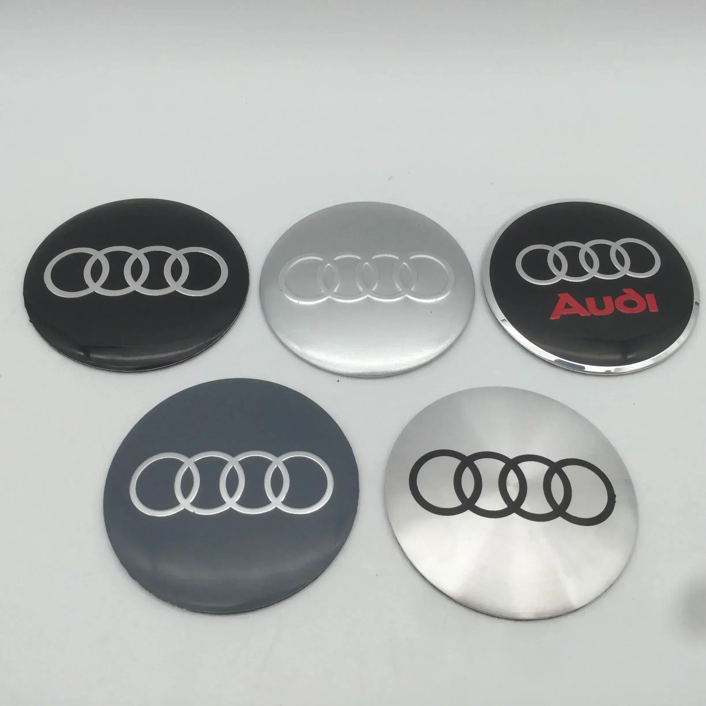 

40pcs 3D 56mm 60mm 65mm For Car emblem Wheel hub Center Cap Badge covers sticker Decals Styling accessories
