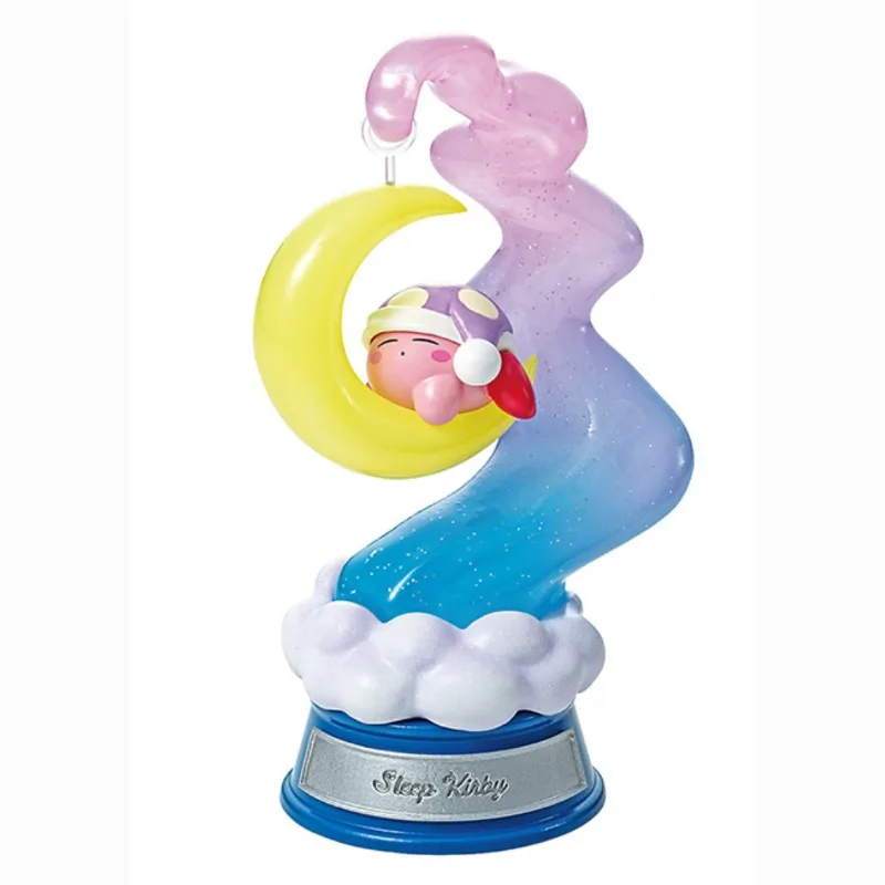 Genuine Goods in Stock Re Ment Hoshi No Kirby Swing Kirby in Dream Land Anime Character Q Version Model Collectible Toys Gifts