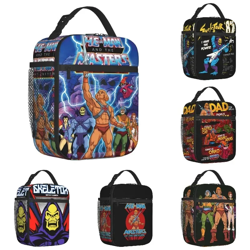 Sac à déjeuner personnalisé He-Man et le Prix des tiques, glacière, boîtes isothermes thermiques pour enfants, école, femmes