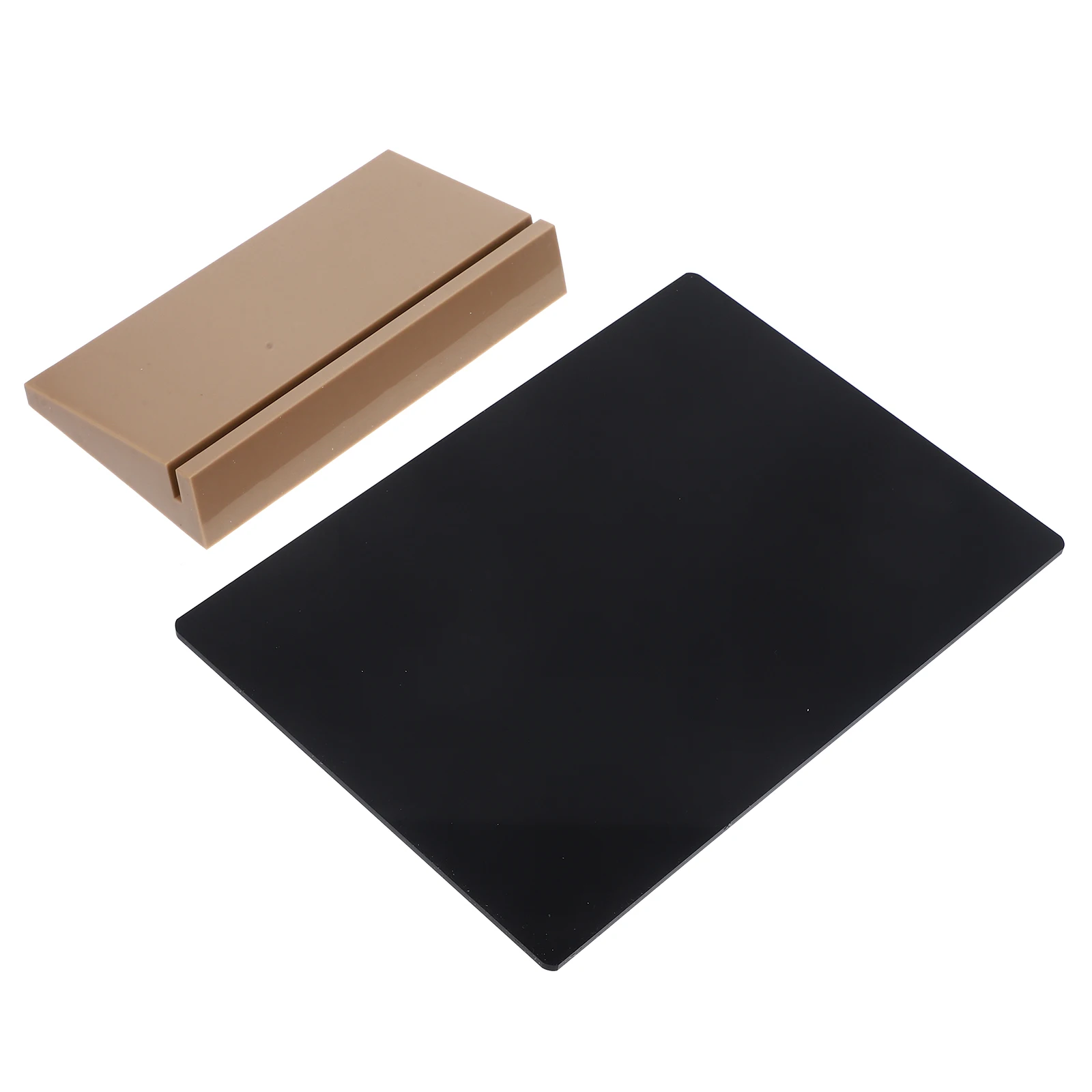 

Hand Drawn Desktop Blackboard A4 Size Removable Chalk Sign Message Board Tabletop Hotel Decor Erasable Small Blackboard
