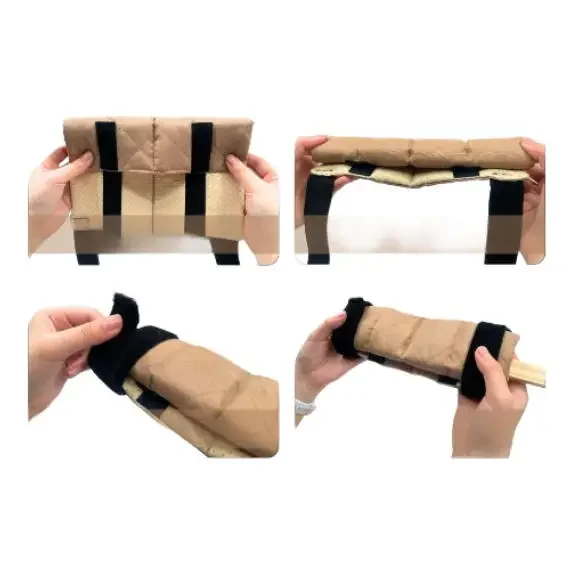 Non Slip Soft Ladder Step Covers with Adjustable Straps for Dorm Loft Bunk Bed and RV Ladder Safety Washable Fabric