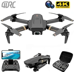 4drc v4 rc zangão 4k 1080p hd câmera grande angular wifi fpv câmera dupla dobrável quadcopter transmissão em tempo real dron presente brinquedos