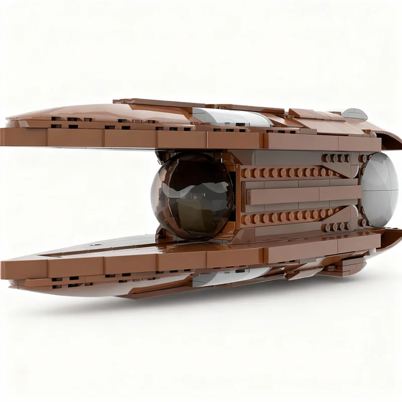 

NEW 742PCS MOC Space Battle Count Dooku S Solar Sailer Model Building Blocks DIY Assembly Building Blocks Display Gift Bricks