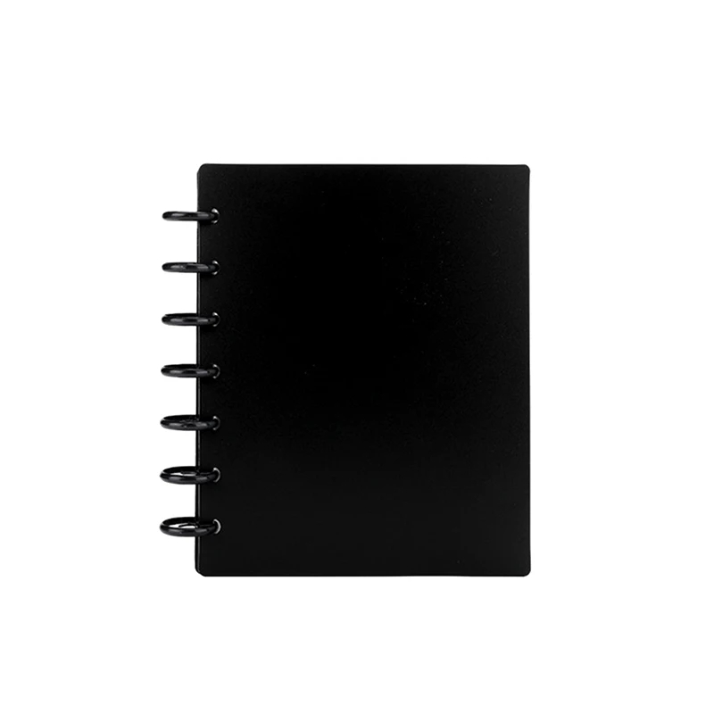 Kpop Photocard Binder 7 Girds Large Capacity Photo Album Idol Cards Storage Book Transparent Binder Background Paper