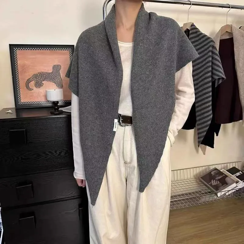 Lenço de inverno feminino luxo outono inverno cachecol de caxemira engrossado xale quente clássico borlas cachecol fofo cor sólida xale macio