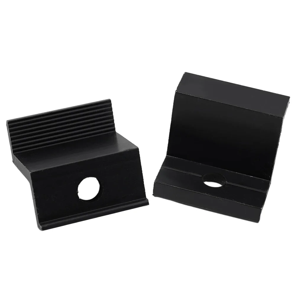 

10Pcs End Clamp Spare Parts Aluminum Alloy PV Racking Replacement Solar Panel 30mm/32mm/35mm/40mm Assembly Brand New