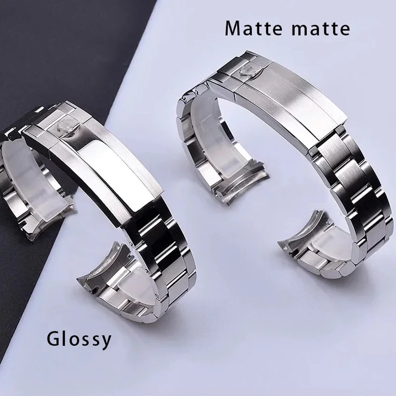 Solid Stainless Steel Watch Band For Rolex SUBMARINER DAYTONA Watch Accessorie Strap Replace Men Luxury Watch Bracelet 20mm