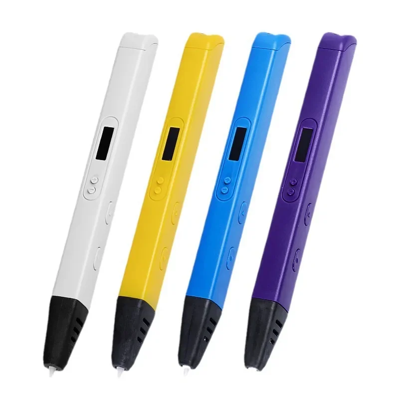 3D Professional Printing 3D Pen With OLED Display Support ABS PLA Filament Drawing Pen for Doodling Art Craft Making Tool