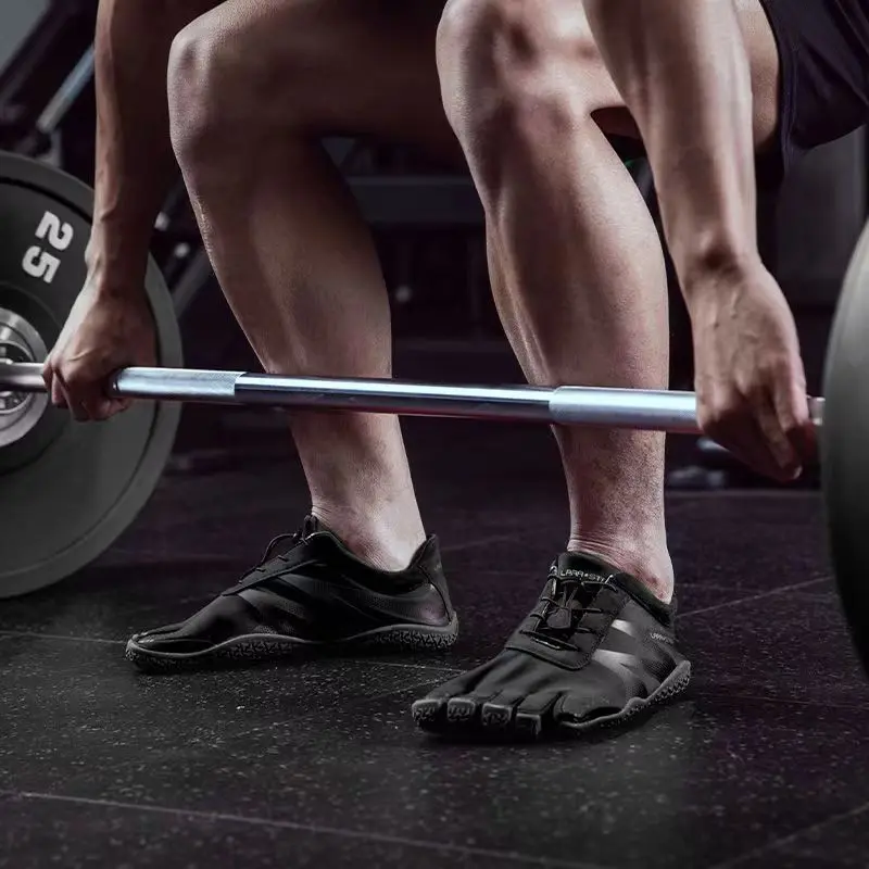 Non-SLIP Deadlift รองเท้าในร่มและกลางแจ้งฟิตเนสการฝึกอบรมรองเท้าผ้าใบผู้ชายผู้หญิง Squat รองเท้าขนาดใหญ่น้ําหนักยกรองเท้า