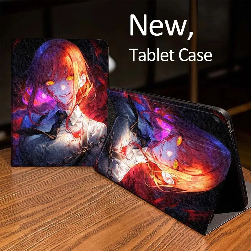 

C-Chainsaws P-Powers Girl Tablet Case For Samsung Galaxy Tab A A7 A8 A9 A11 S6 S11 Lite Plus 10.1 10.4 10.5 Inch