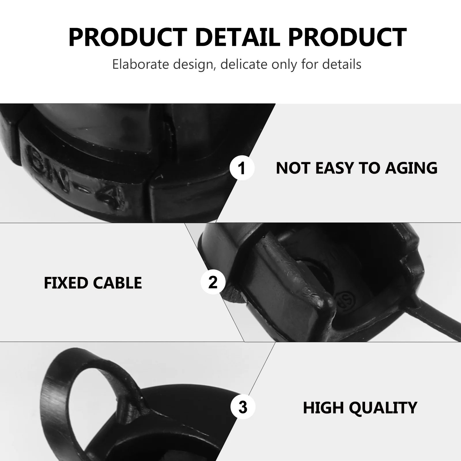 50 قطعة كابل سلالة الإغاثة بوش النايلون مشبك سلك الطاقة حامي يمتص سحب تويست الاهتزاز للأسلاك الكهربائية #2