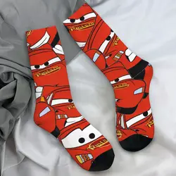 Lightning Mcqueen Stockings rusteze collage Graphic Retro Socks Autumn Anti Slip Socks Couple Running Breathable Socks