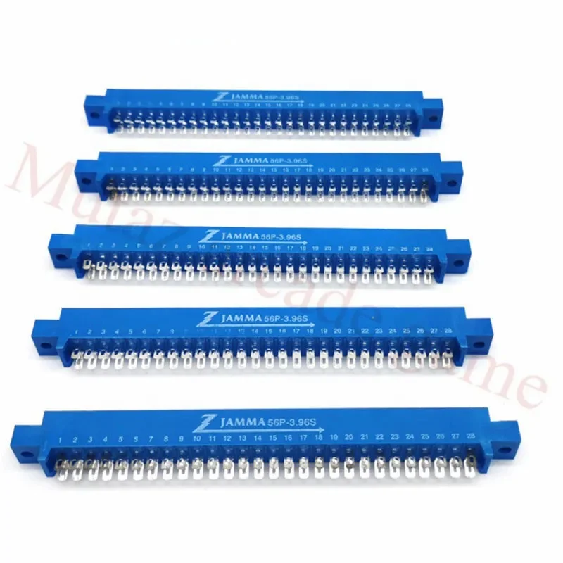 10Pcs/Lot 28pin Blue Female Jamma Connector for Coin Operated Arcade Game Machine free shipping