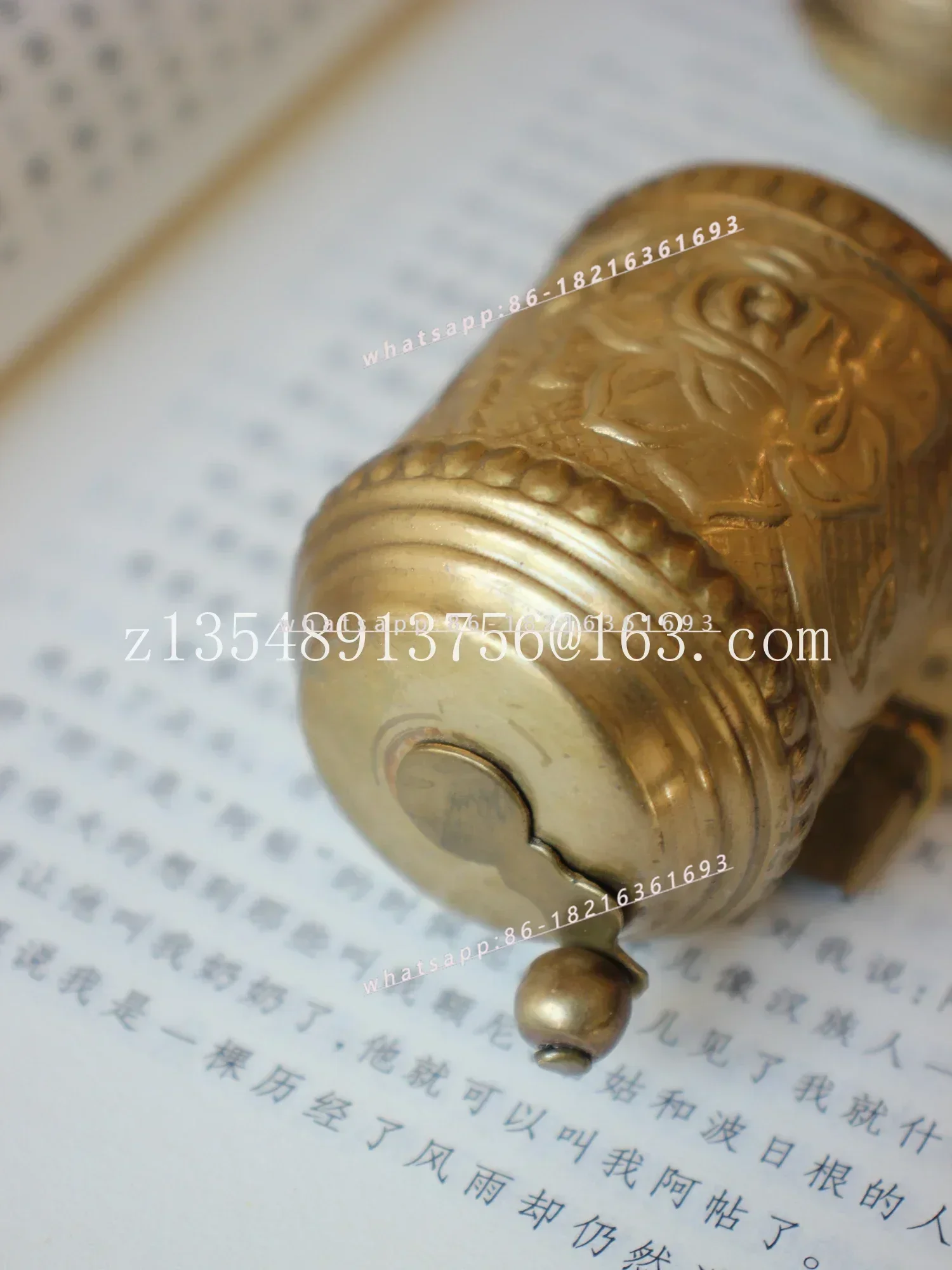 

GOOD2026 Brass Handmade Tape Measure, Retro, Vintage Style, Personalized Box Ruler Ornaments