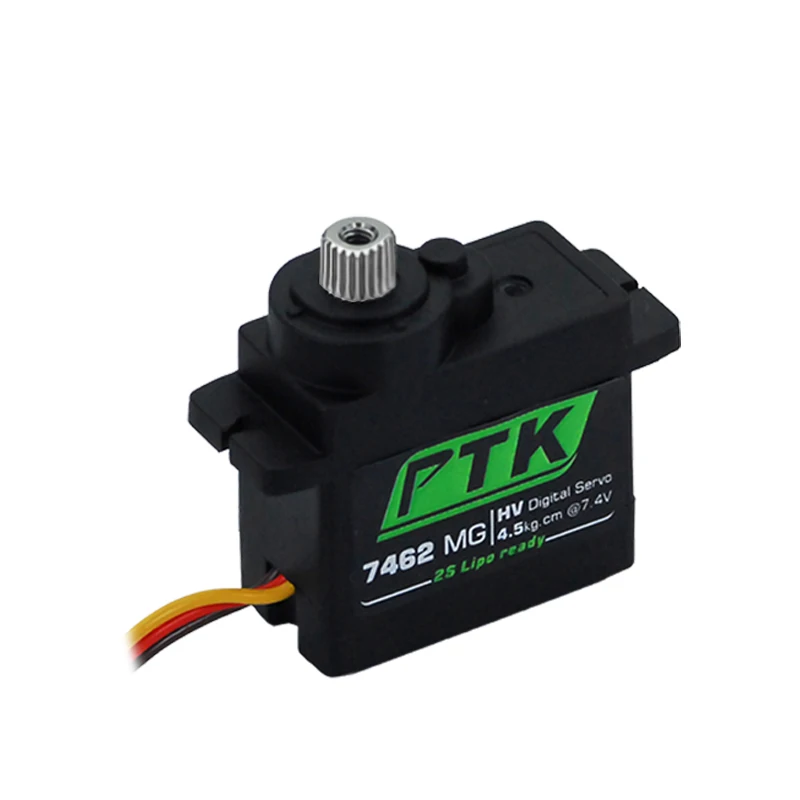 PTK 7462W MG 9g Micro Wasserdichter Servo 5KG Metallgetriebe HV für RC-Flugzeuge, Autos, Helikopter und Roboter 180° ° 1/10 Digital-Servo – Detail 13