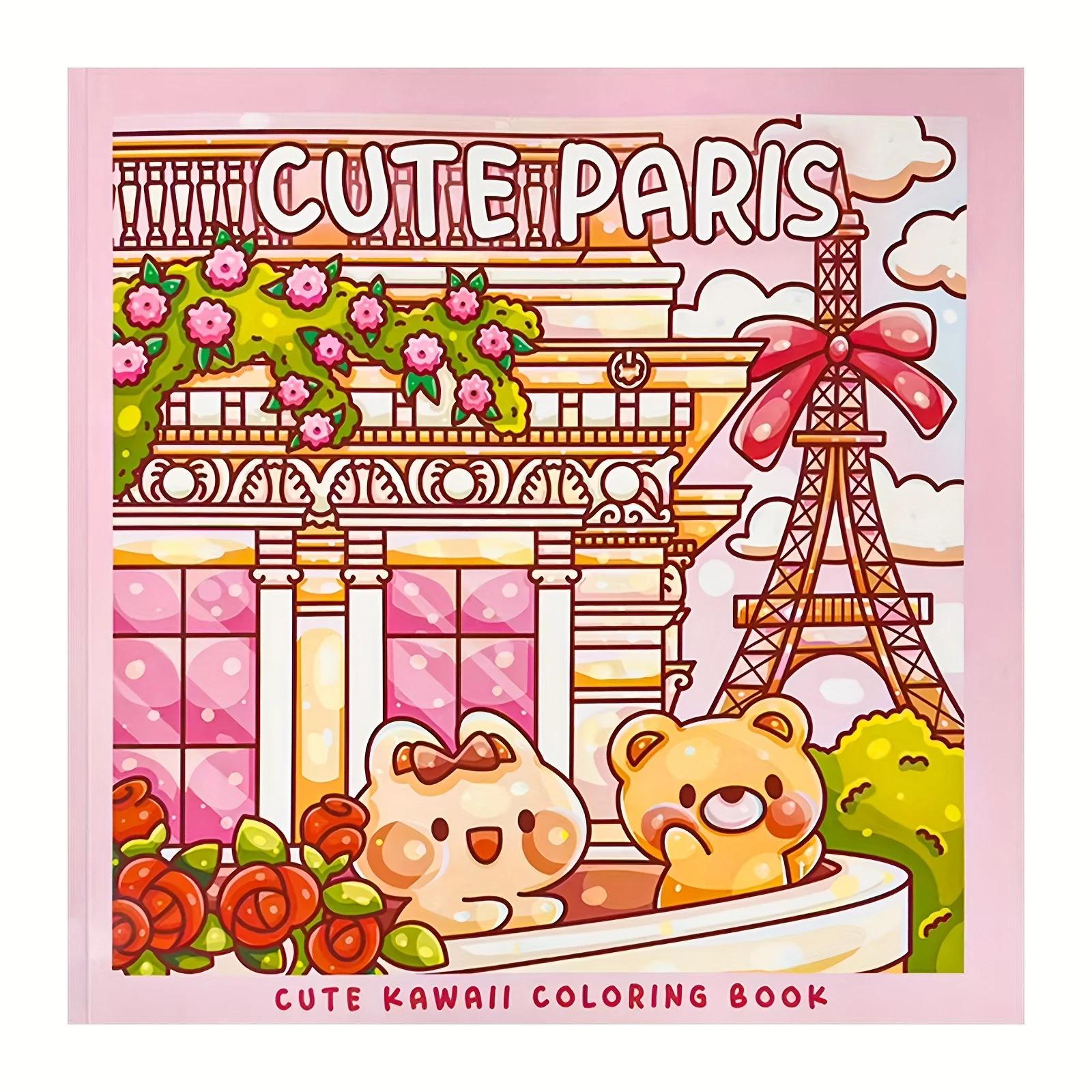 Adult Teen Coloring Book Comfy Patterns Bold Easy Cute Cartoon Drawing Perfect Gift Birthday Party Present Cute Pairs