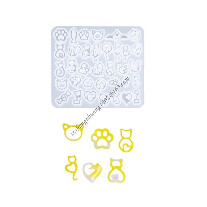 

Q6RB Create Unique Earrings with Stylish Epoxy Resin Mould Home Decoration Accessory for Jewelry Making Crafters Use