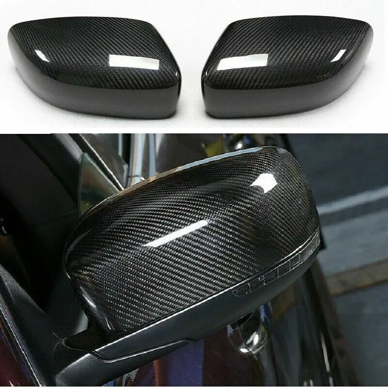 

Dry Carbon Fiber Side Mirror Cover Caps For Maserati Ghibli Quattroporte 2013-16